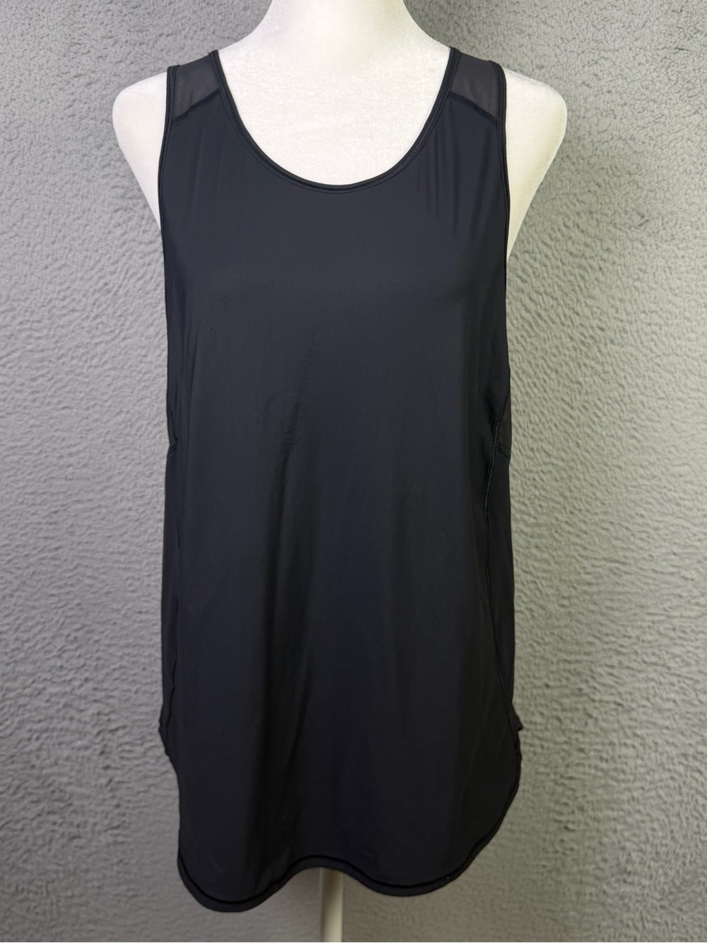 Lululemon Sculpt Tank Top Women 8 Black Sleeveless Breathable Athletic Relax A